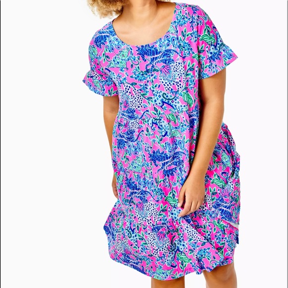 Lilly Pulitzer | Dresses | Lilly Pulitzer Jodee Short Sleeve Swing Dress |  Poshmark